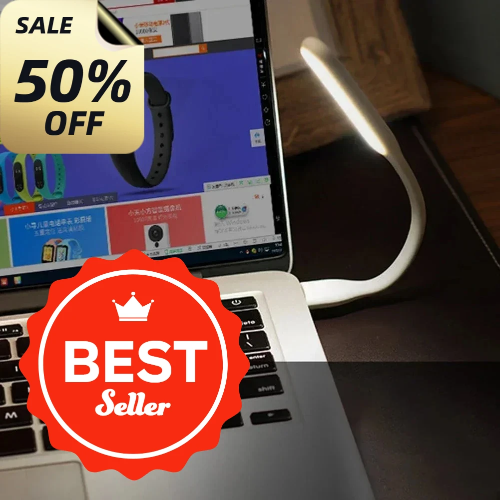 USB Light LED Reading Lamp Mini Book Light  For Power Bank Laptop Computer PC Notebook Portable Camping Night Lights Table Lamps