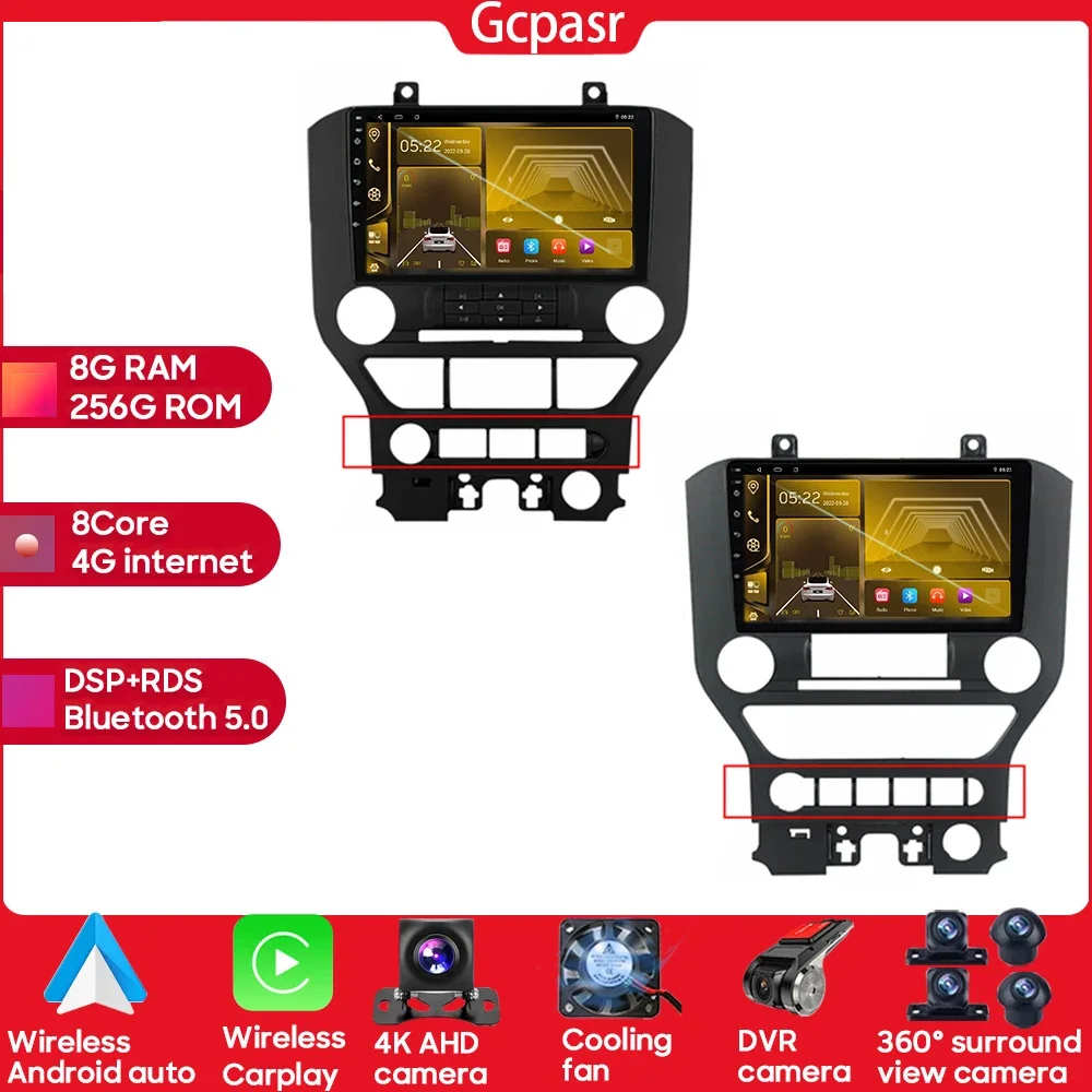 

Android 13 8 Core Intelligent System For Ford Mustang 2015 2016 2017 2018 Carplay GPS Navigation Rear Camera