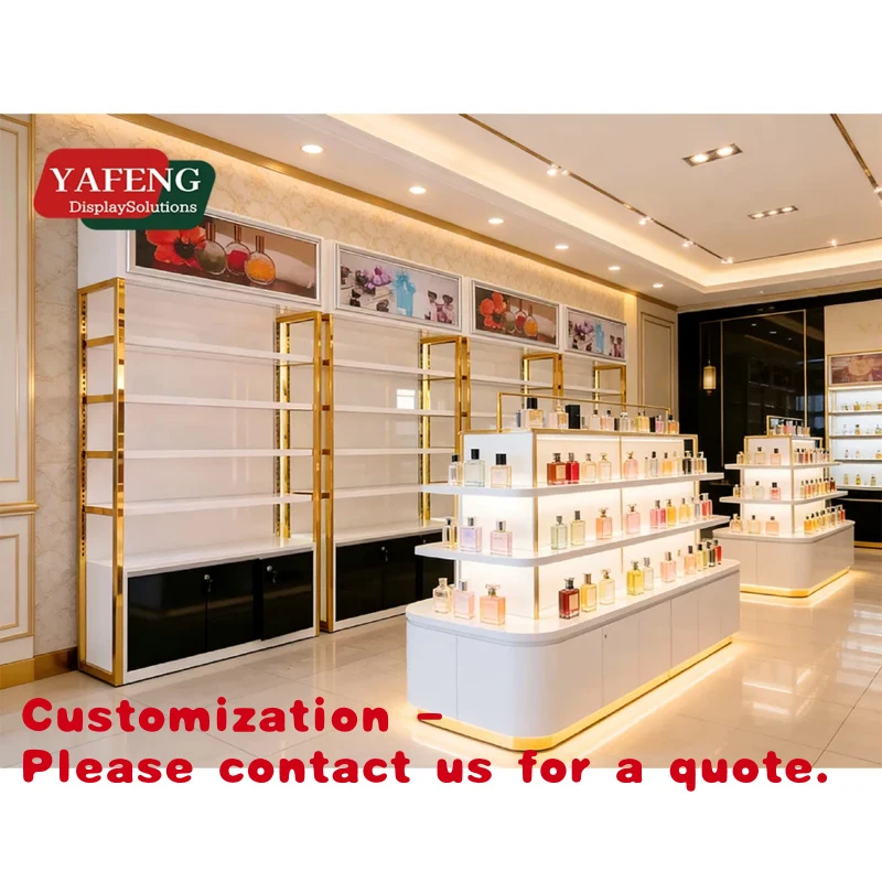 

Customize.Shelving Showcase Furniture Boutique and Retail Store Interior Design & Custom Perfume Display Cabinet
