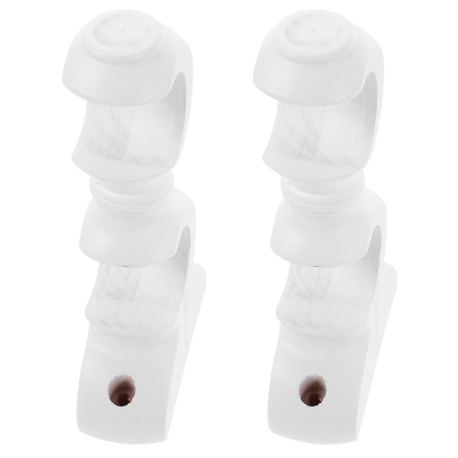 

2pcs Wooden Curtain Rod Brackets 29Mm Inner Diameter Heavy Duty Wall Mount Support For Living Room Bedroom Bathroom Drapery