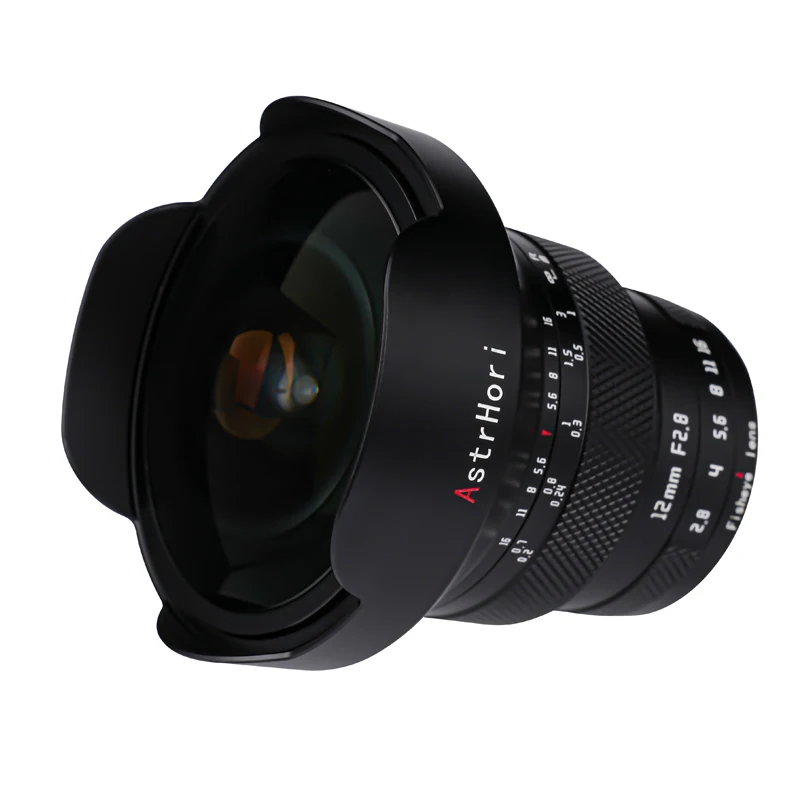 AstrHori 12mm F2.8 Full Frame Manual Fisheye Lens 185degree Ultra Wide Angle Lens for Canon Nikon Sony Mirrorless Camera Z50 ZFC