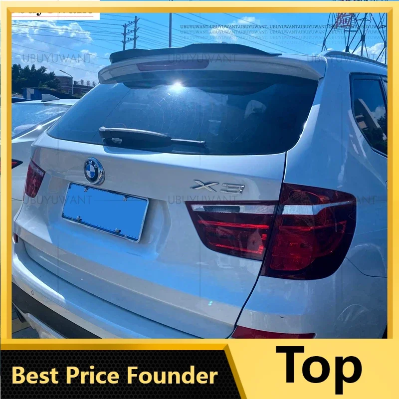 For BMW F25 X3 2011 2012 2013 2014 2015 2016 2017 Spoiler High Quality ABS Plastic Rear Trunk Lip Spoiler Wing Car Styling