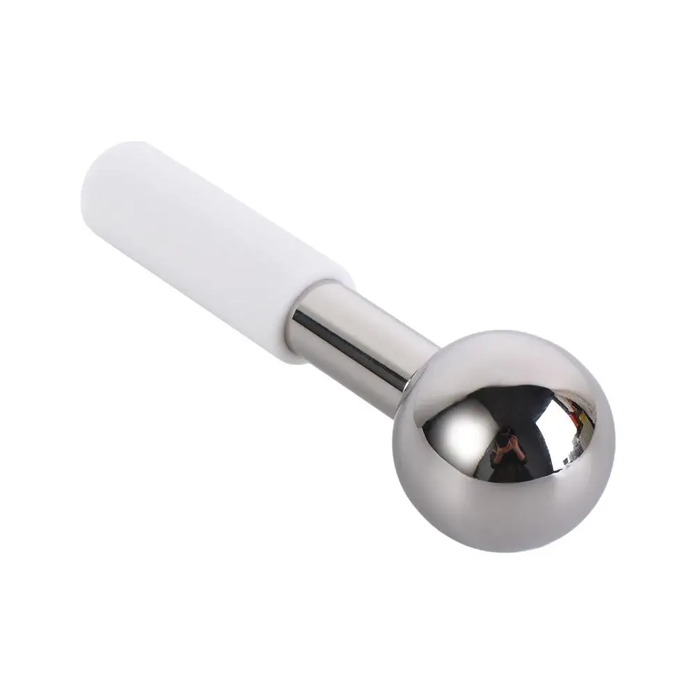 Stainless Steel Ice Wave Beauty Massage Stick Face Massage Narrow Pores Ice Wave Ball Educe Swelling Beauty Instrument