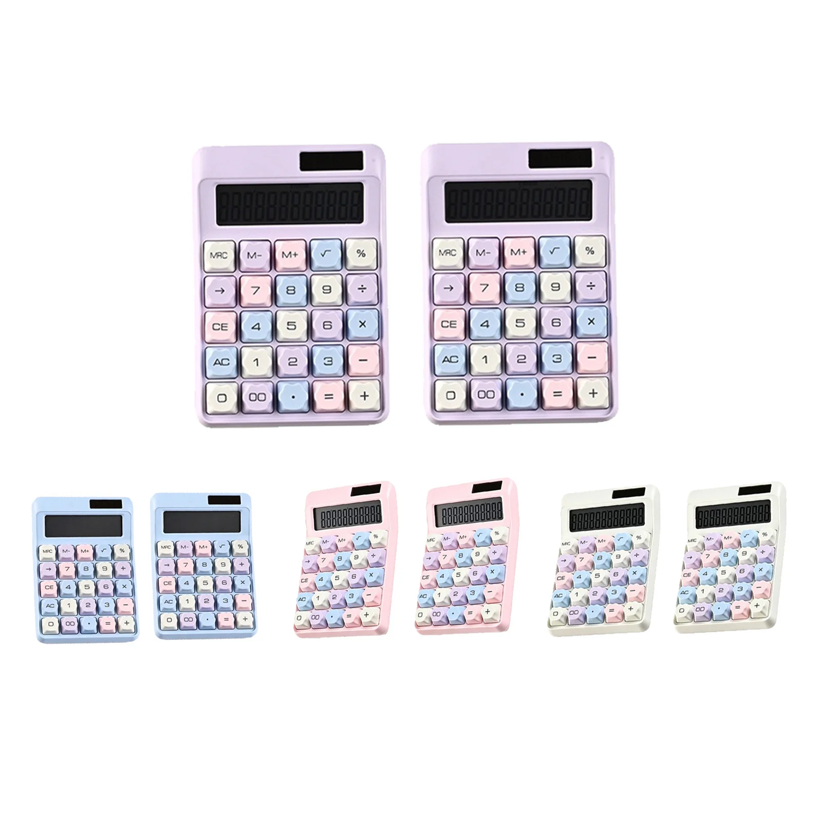 Stylish Vibrant Color Style Professional Mechanical Keyboard Desktop Accounting Calculator For PC Laptop Office And Gaming Work