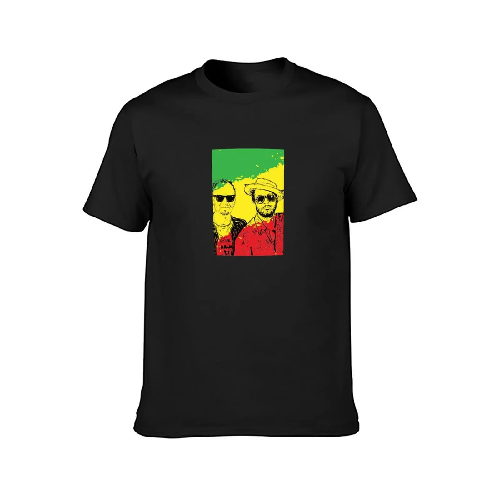 Jamaican flag sting & shaggy T-Shirt oversized new edition men workout shirt