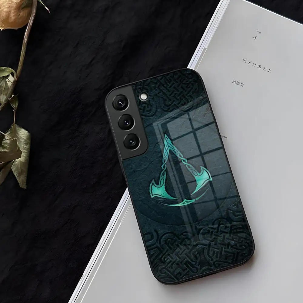 A-Assassins Game Creed Phone Case Glass For Samsung S26 S24 S25 S23 Ultra Fe Plus A16 A17 A37 A57 A15 A25 A35 Coque