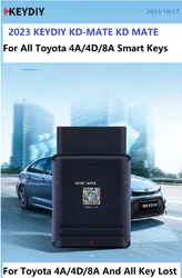 CNP183 2023 KEYDIY KD-MATE KD MATE Connect programator OBD dla Toyota/Lexus 4D/8A inteligentne klawisze i wszystkie utracone klucze