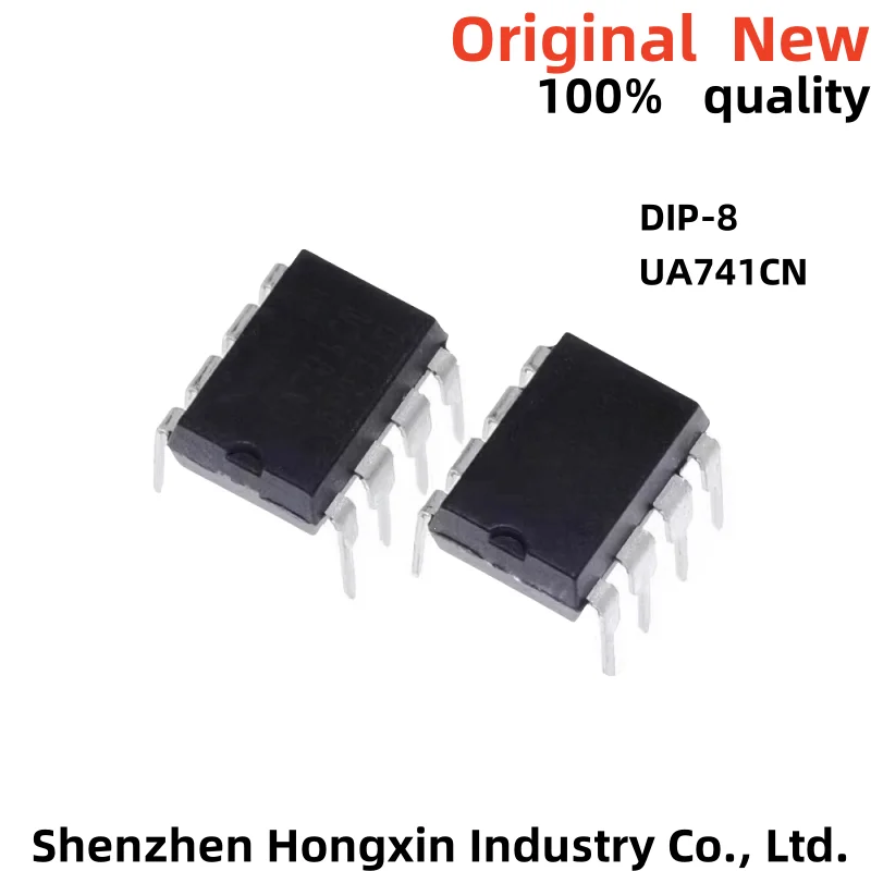 

10PCS/LOT UA741CN UA741 UA741CP OP Amp LM741 741 DIP-8 New Good Quality Chipset