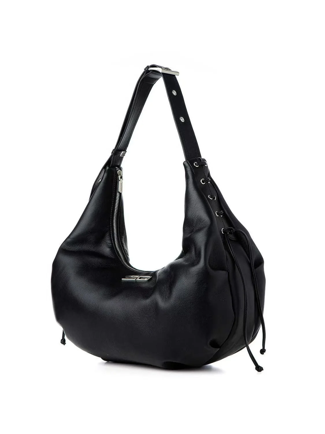 

2024 new high-end crossbody single shoulder large capacity versatile commuting crescent bag