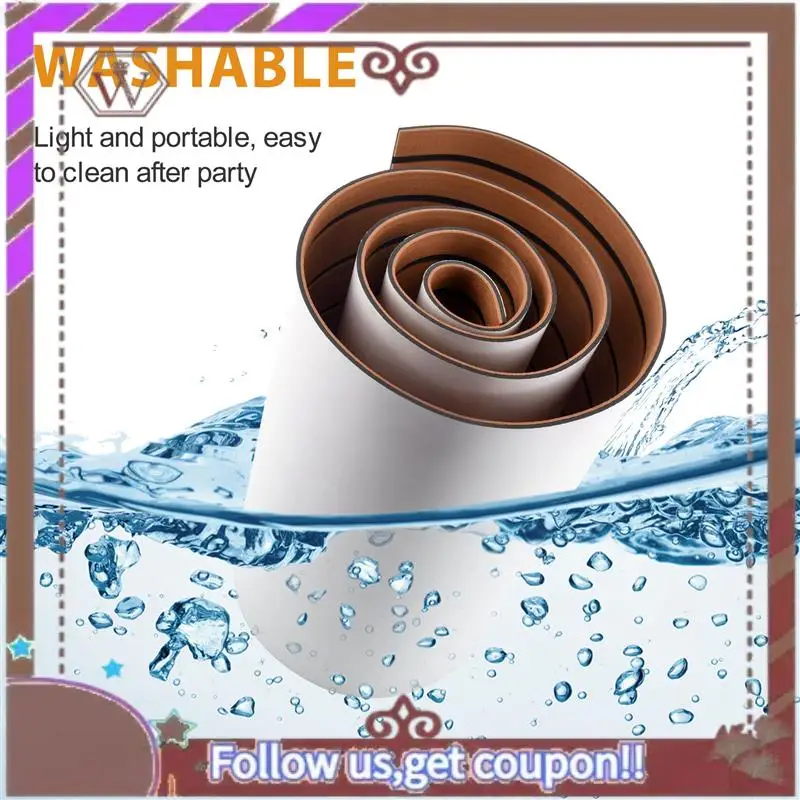 A57E-6MM ذاتية اللصق إيفا رغوة خشب الساج ورقة مركبة بحرية يخت الاصطناعية التزيين رغوة الكلمة حصيرة الأرضيات 240X45cm #2