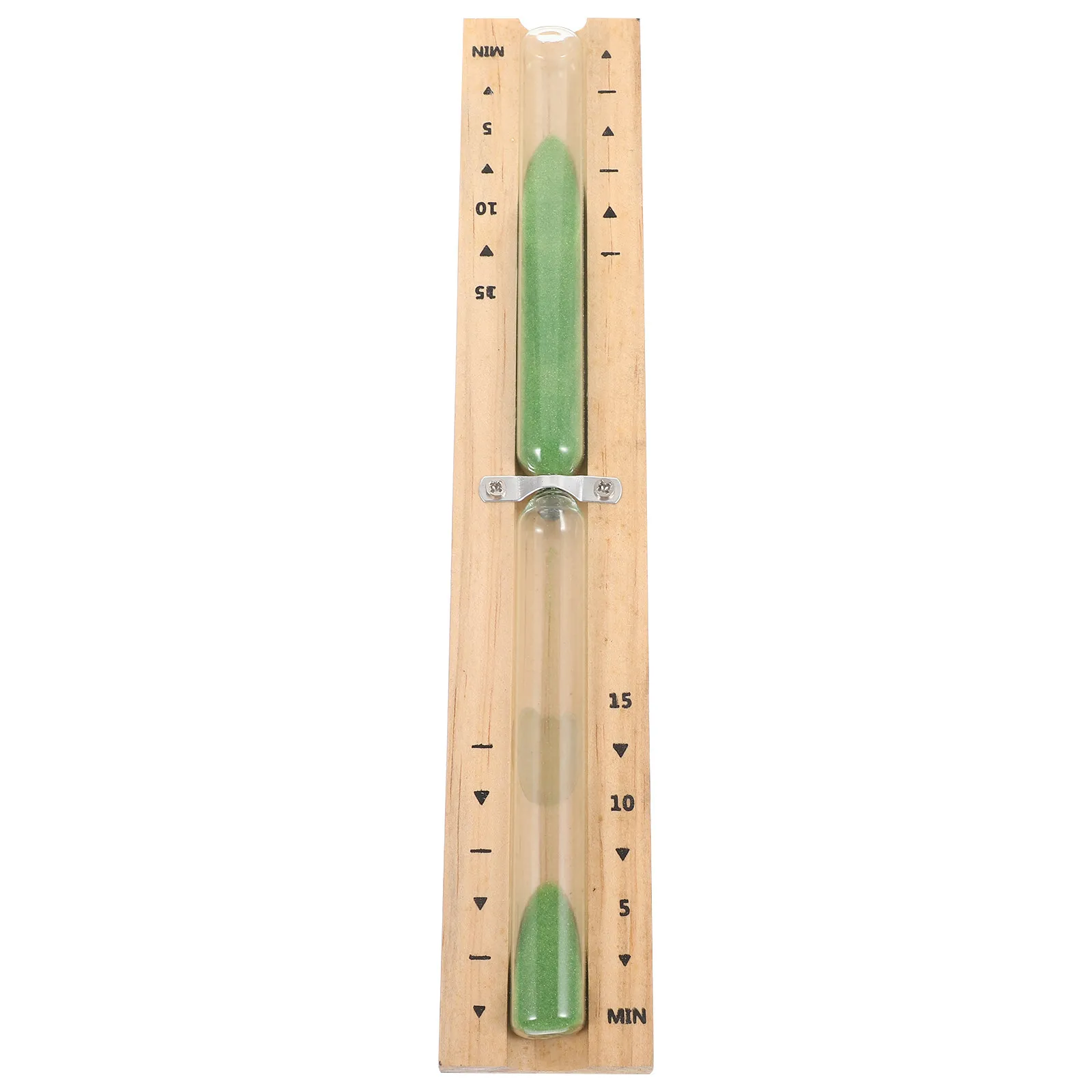 

Wooden Hourglass Timer 15 Minute Sauna Sand Timer Classic Design Sauna Room Time Reminder Portable 15-Minute Hourglass