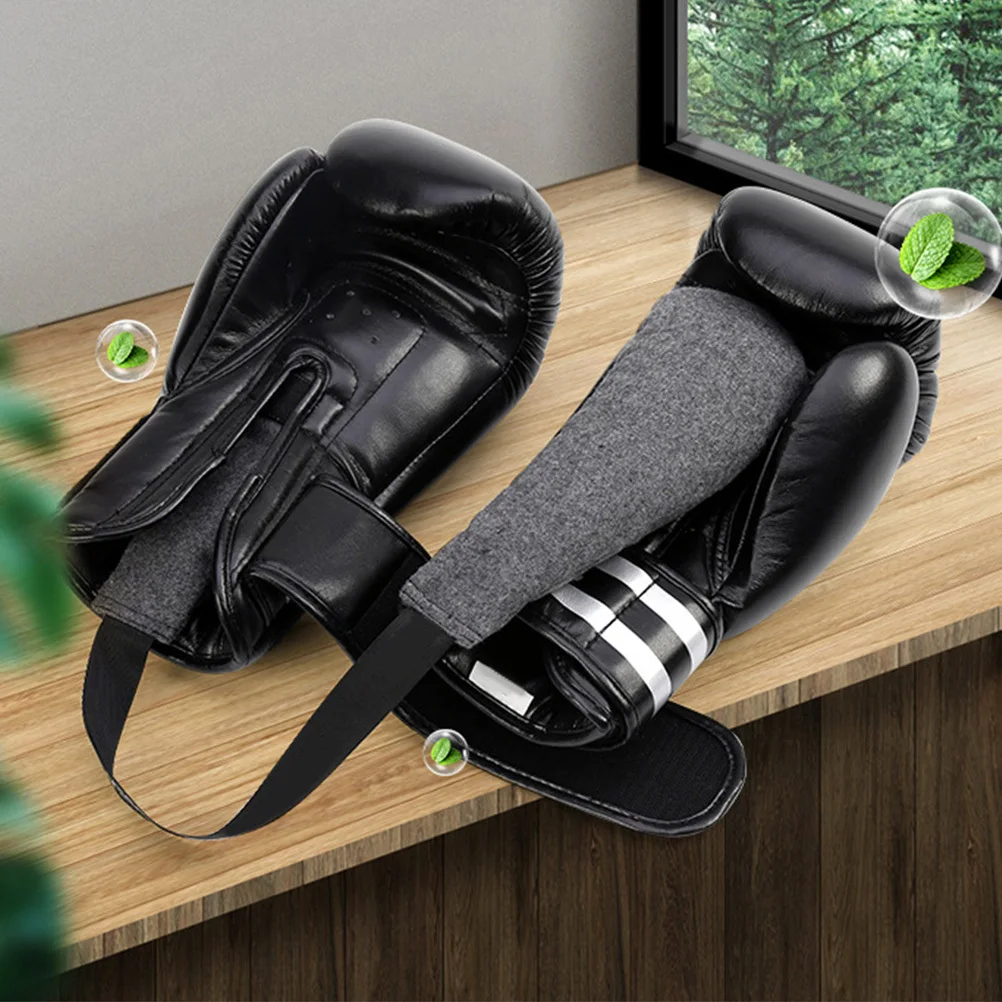 

Boxing Glove Deodorizer Professional Sweat Absorber Safe Polyester Sawdust Material Freshens Gloves Shoes Sports Gear Cleaner