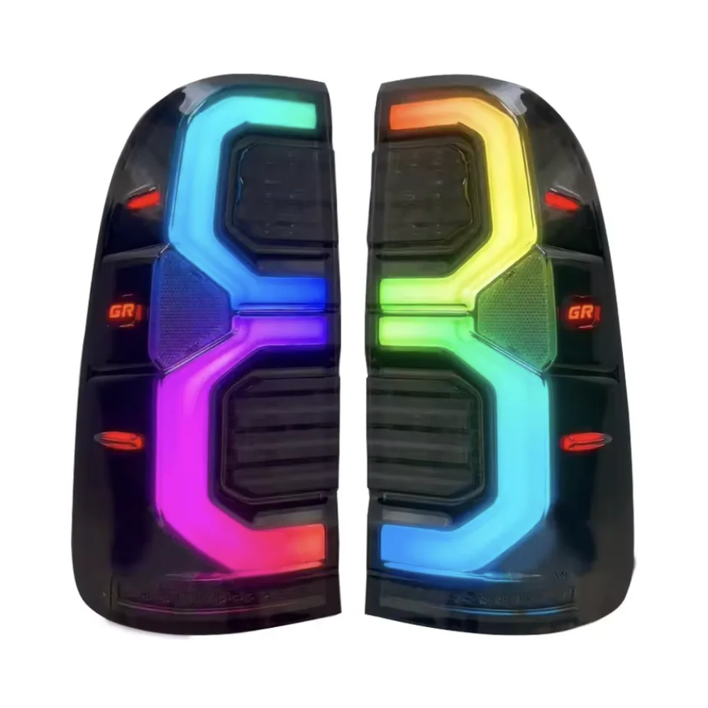 

For Toyota Hilux Revo VIGO 2004-2015 RGB Tail Light Lamp Car Accessories