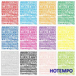 DIY Letter Stickers A4 Size Colourful Planner Creative Funny Words for Phone Scrapbook Party Cup Gift Card Laptop Vinyl Sticker