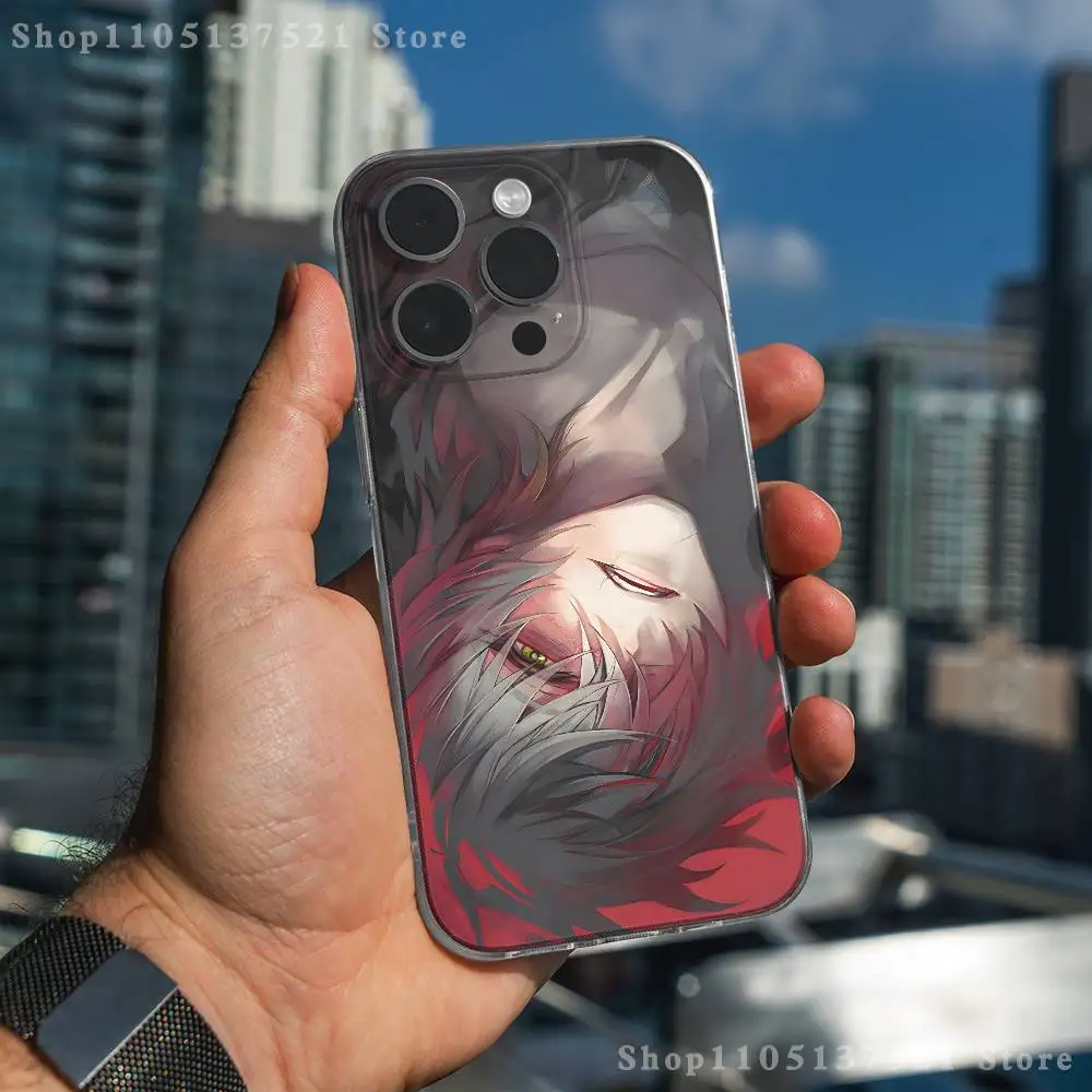 Towa Custodia per telefono a danno lento per iPhone 17,16,15,14,13,12,11 Pro,Max,Plus,X,XS,XR,SE4,E Mini Cover morbida trasparente