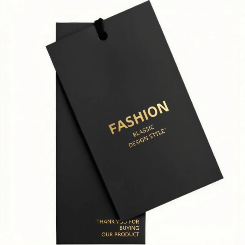 

Custom..pieces.Luxury Eco-Friendly Custom Hang Tags Clothing Cardboard Material String Price Tags Garment Accessories Sta