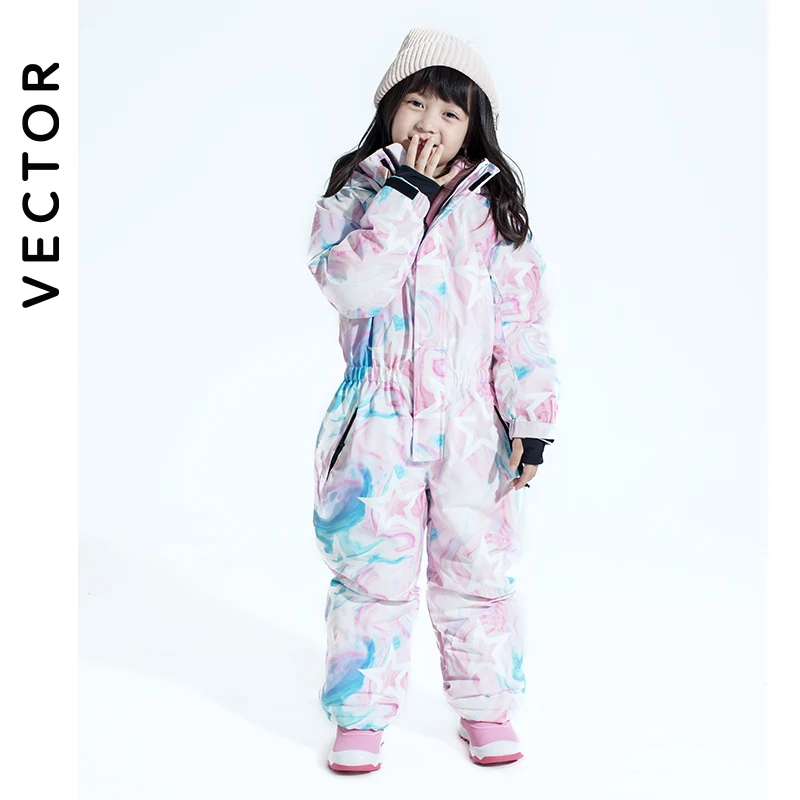 -30 Graden Kinderen Ski Jumpsuit 2020 Winter Snowboard Jas Jongens En Meisjes Outdoor Sneeuwpakken Warme Waterdichte Kinderen ski Jas