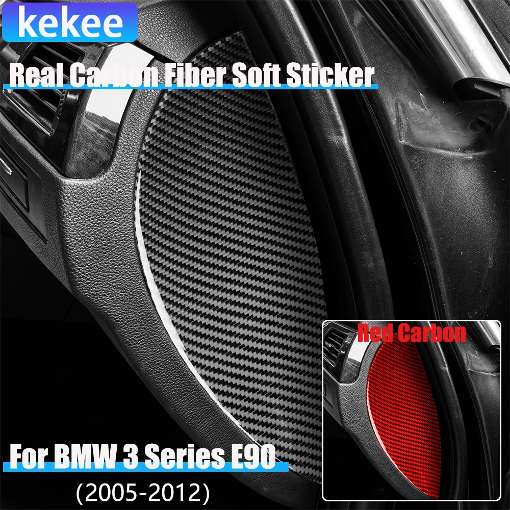 

Настоящие автомобильные аксессуары из углеродного волокна, наклейка на дверной слот на приборной панели для BMW 3 серии E90 2005 2006 2007 2008 2009 2010 2011 2012