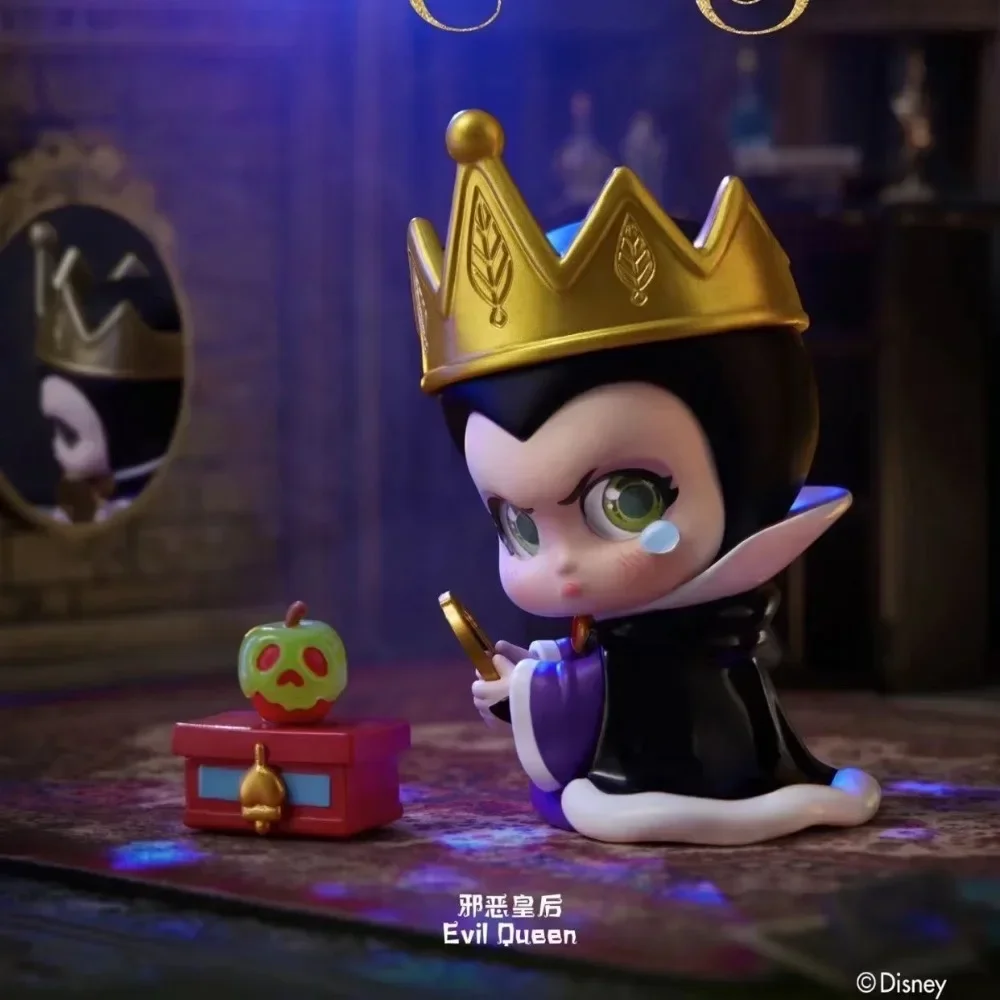 Disney original personagens vilinosos coleção figura caixa surpresa caixa cega moda na moda decoração de mesa presente