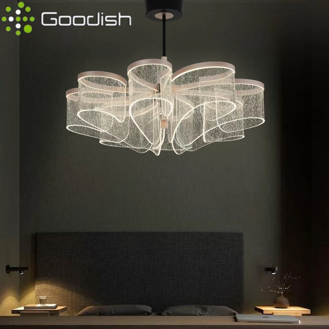 Goodish Moderne, minimalistische Luxus-Pendelleuchten, kreative Lampen für Küche, Wohnzimmer, Esszimmer, Schlafzimmer, Flur, Heimdekoration, Kronleuchter
