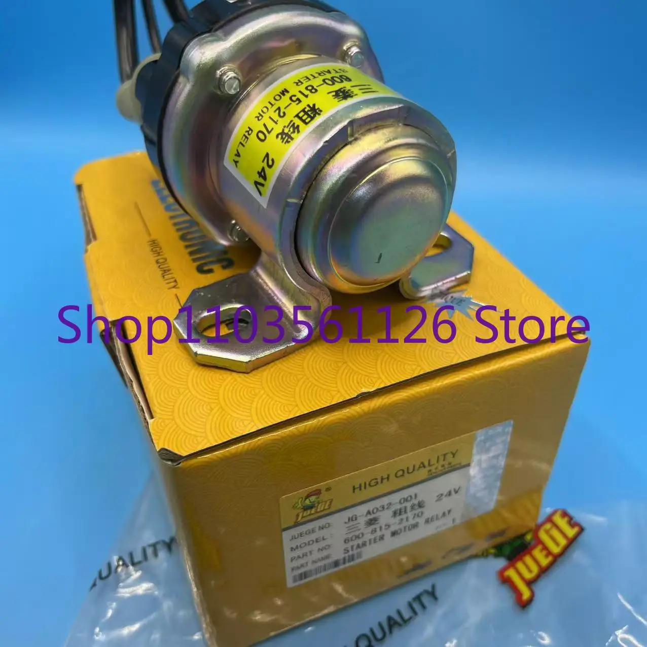 Przekaźnik rozrusznika koparki 24V Hitachi Doosan Daewoo Kobelco uniwersalny