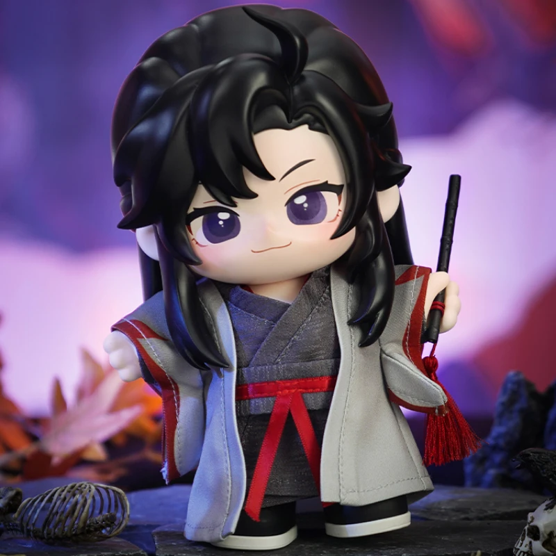 Official Anime Mo Dao Zu Shi Wei WuXian Kawaii Cosplay Dress Up Clothing PVC Doll Movable Pendants Decor Action Toy Figures Gift