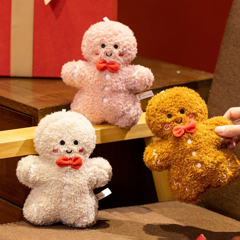 

Рождественский пряничный человечек, плюшевая игрушка, мягкие игрушки из фильма, игрушки для детей, подарки на день рождения, рождественские подарки для детей