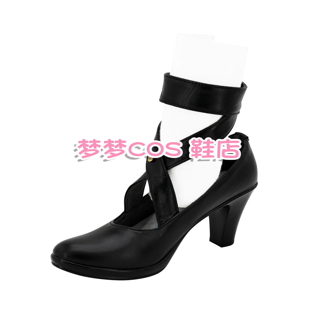 Game P5 Yoshizawa Kasumi Cosplay Schoenen Laarzen Anime Halloween Zwarte Hoge Hakken