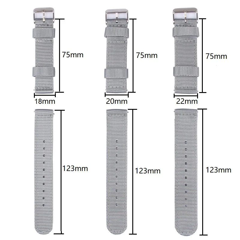 nylon band 18mm 20mm 22mm watch strap For Samsung Galaxy watch 5 pro 42mm 46mm Active1 Active2 Gear S3 frontier Sports