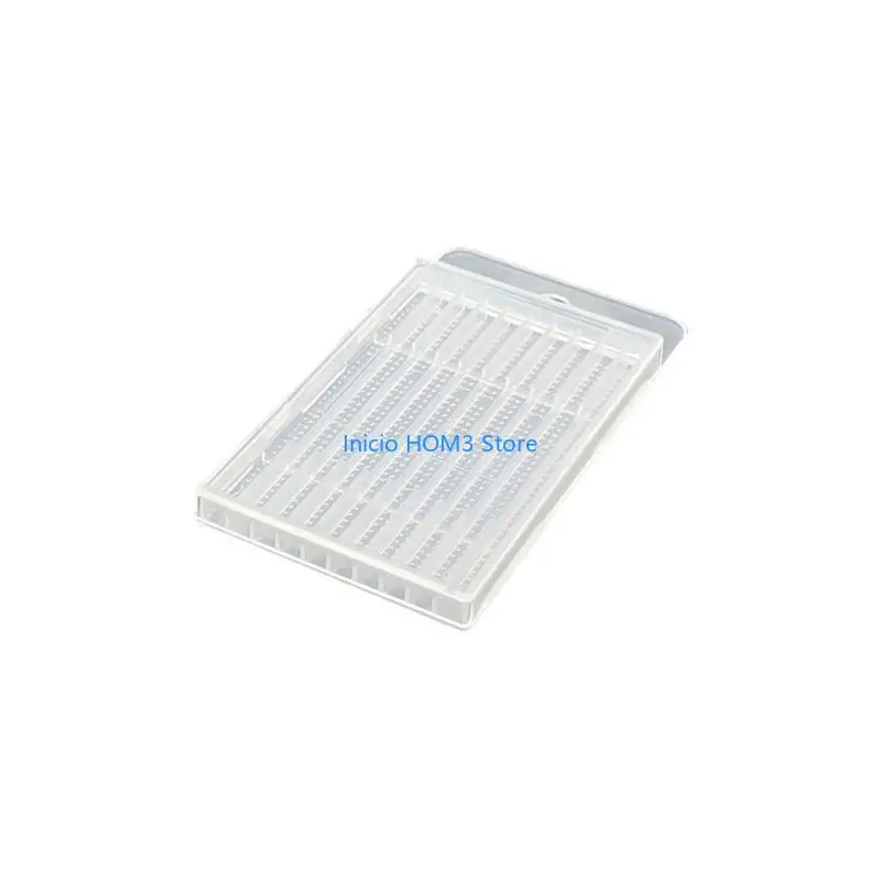 A5YD Hardware Tool Box for Drill Bits and Taps with Secure Closure and Hanging Hook Clear Plastic Tool Case
