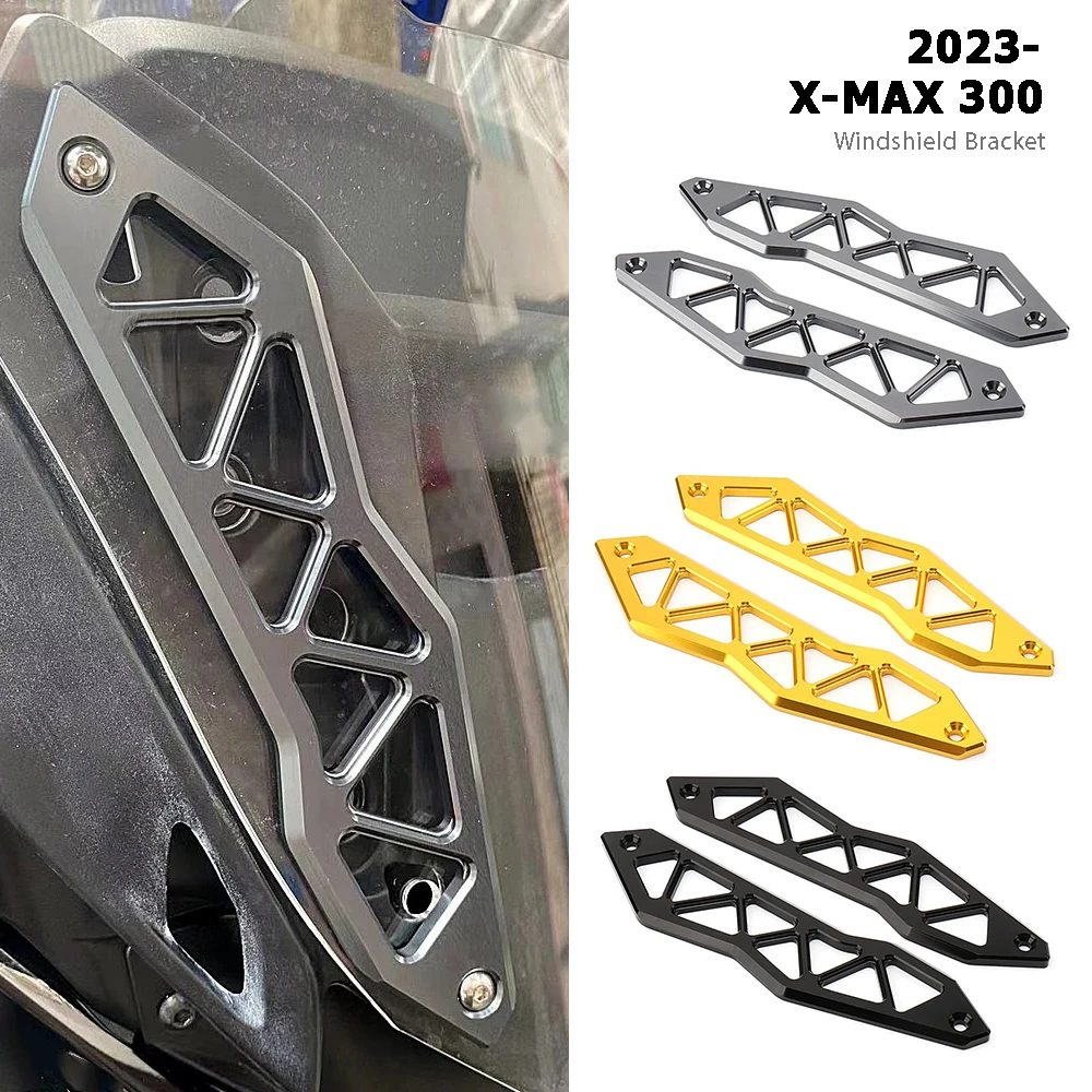 

For Yamaha X-MAX 300 X-MAX300 XMAX 300 XMAX300 2023 2024 Motorcycle Windscreen Windshield Support Holder kits Screen Bracket