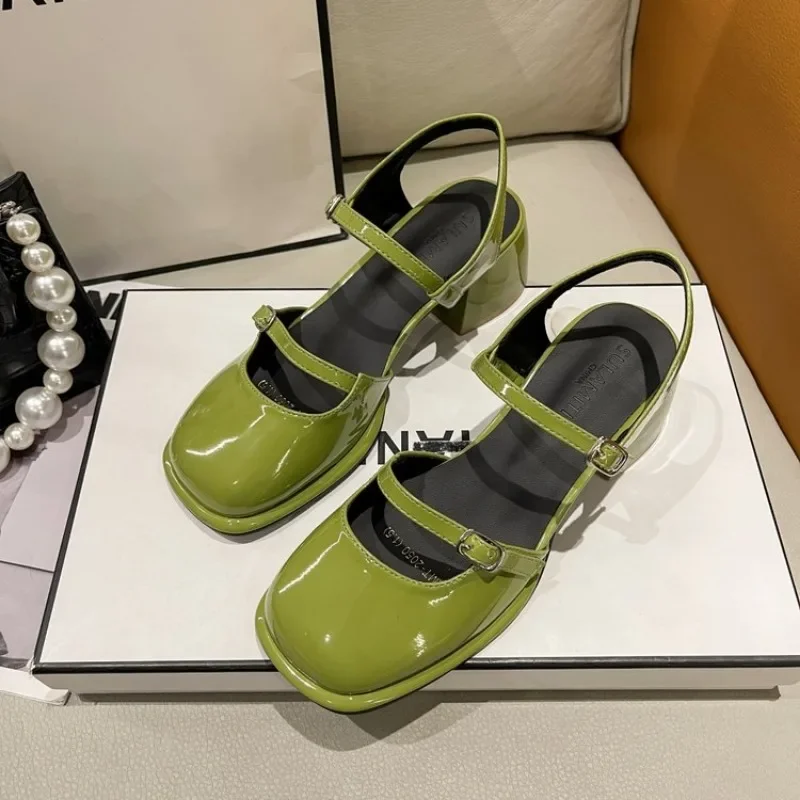 Non-slip Round Toe Sandals Ladies Casual 2024 Summer Hollow Beach Elegant Shoes Korean Fashion Party Shoes Design 2024