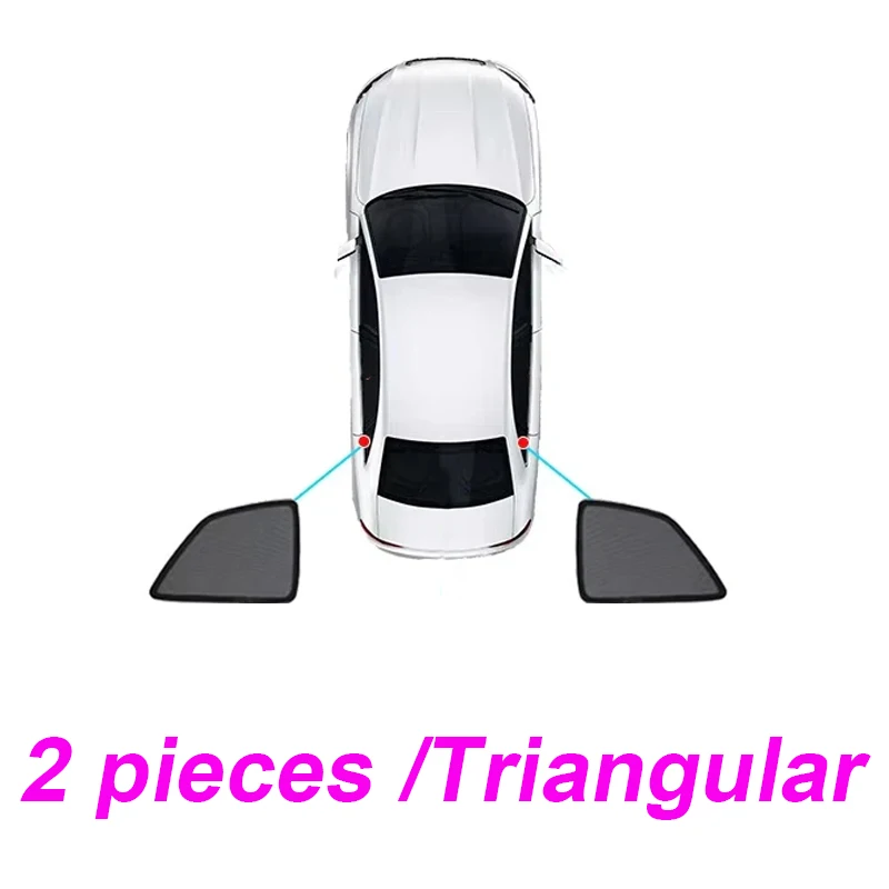 2pcs Triangular