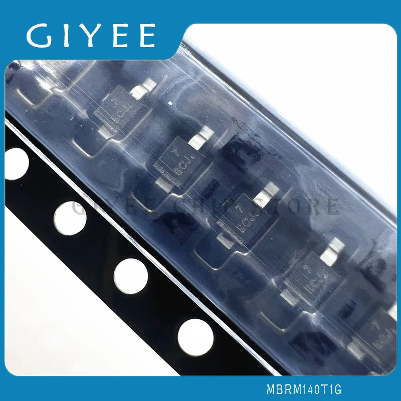 Powermite Schottky Diode pour sérigraphie BCJ, MBRMagglomT1G, MBRM140, 40V, 1A, 5 pièces