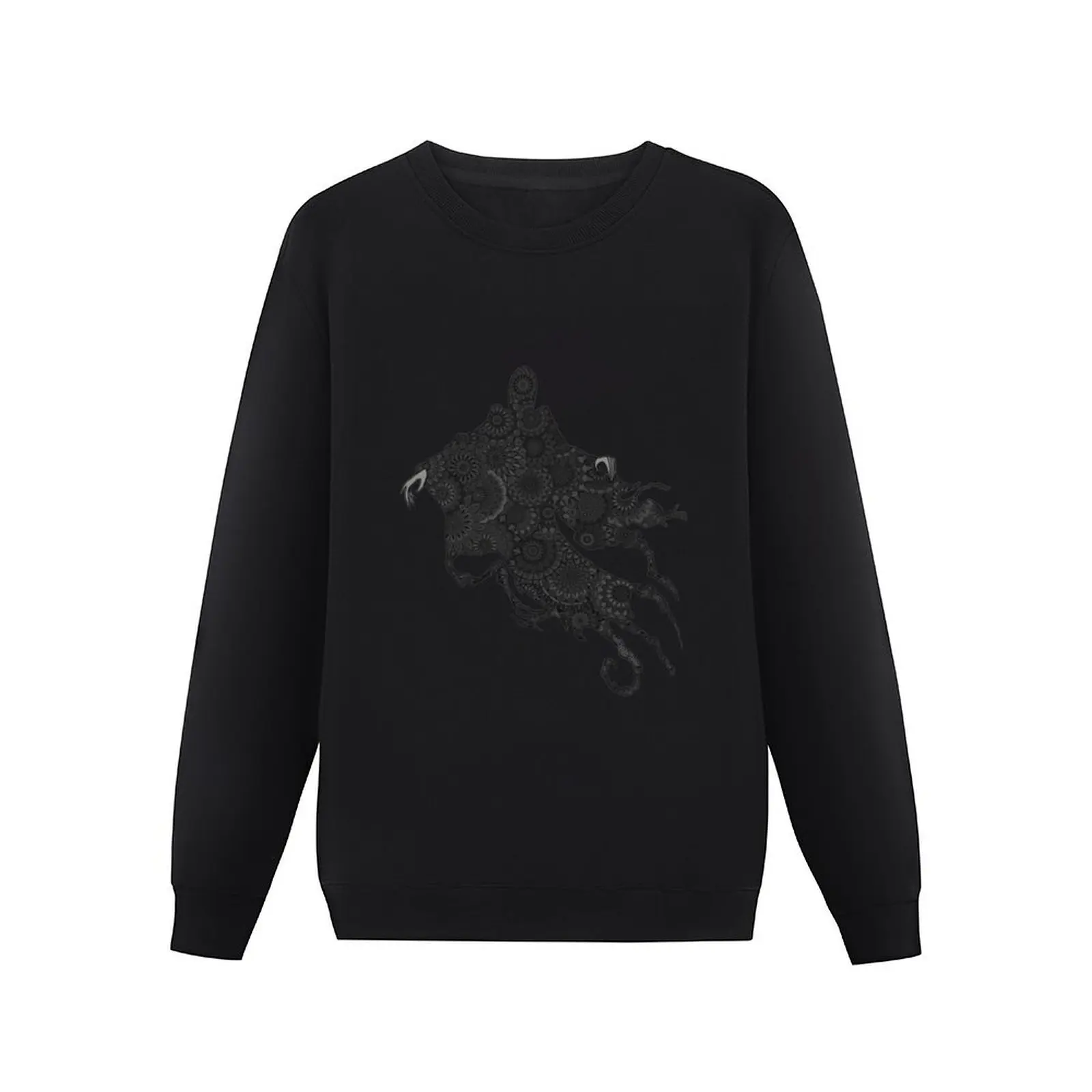 A Floating Soul Wizard Silhouette Pullover Hoodie men clothes aesthetic sweatshirts