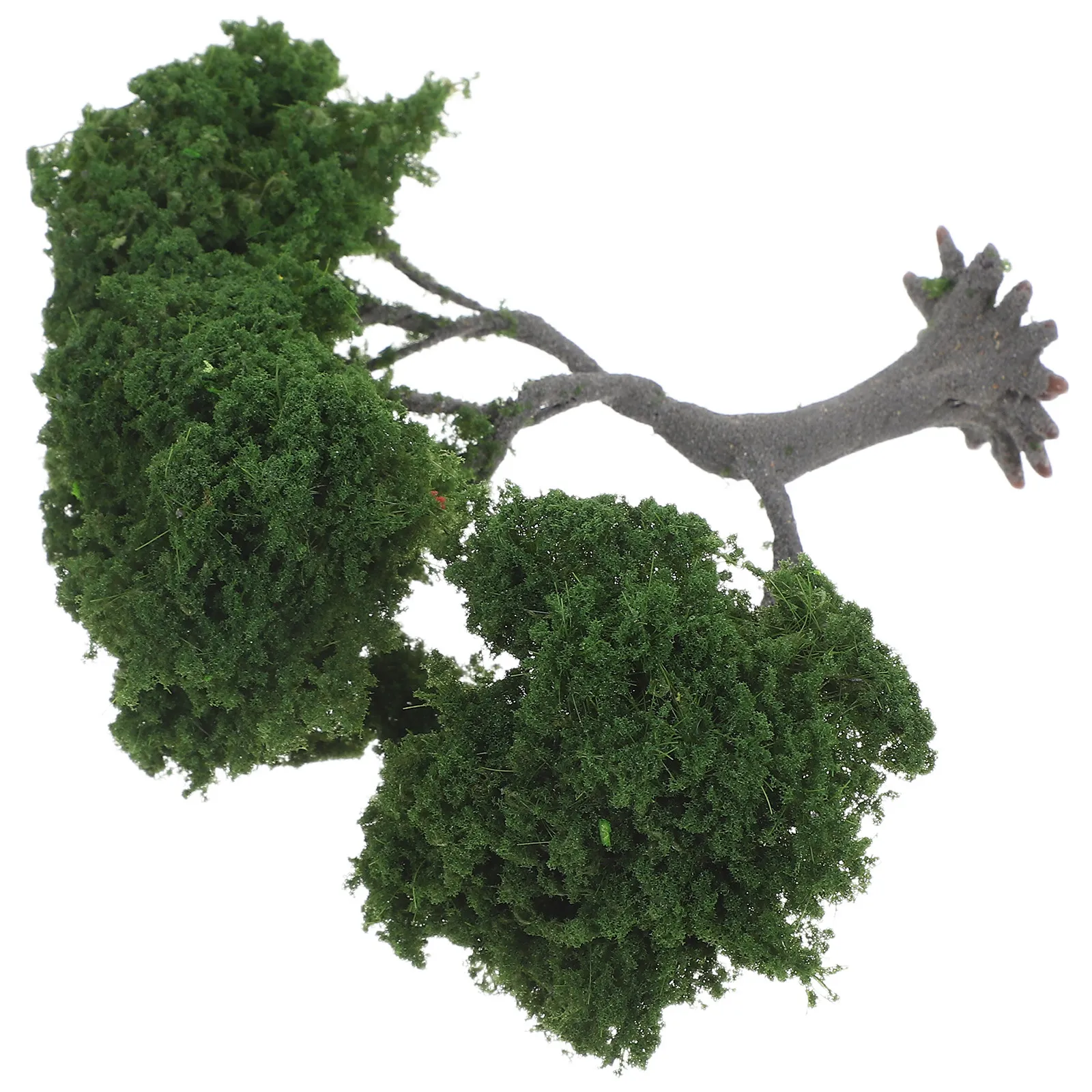 

Miniature Sand Table Decoration Trees DIY Wire Craft Green Landscape Artificial Plants for Micro Scenery Railroad Scenery Tiny