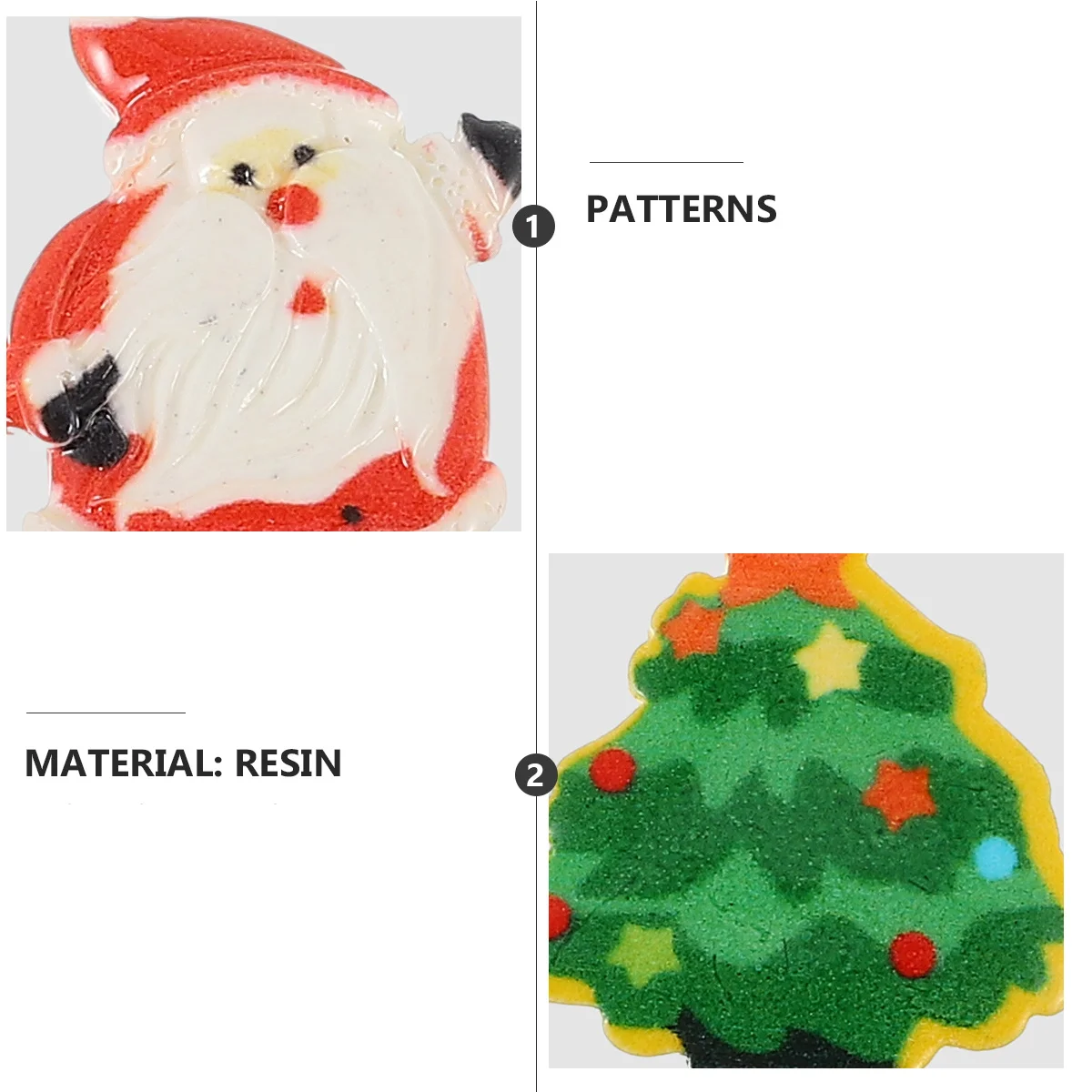 30 stuks sneeuwpop telefoonhoes accessoires kerstbedels 3D hars hangers voor doe-het-zelf sieraden ambachtelijke benodigdheden haarclip decor