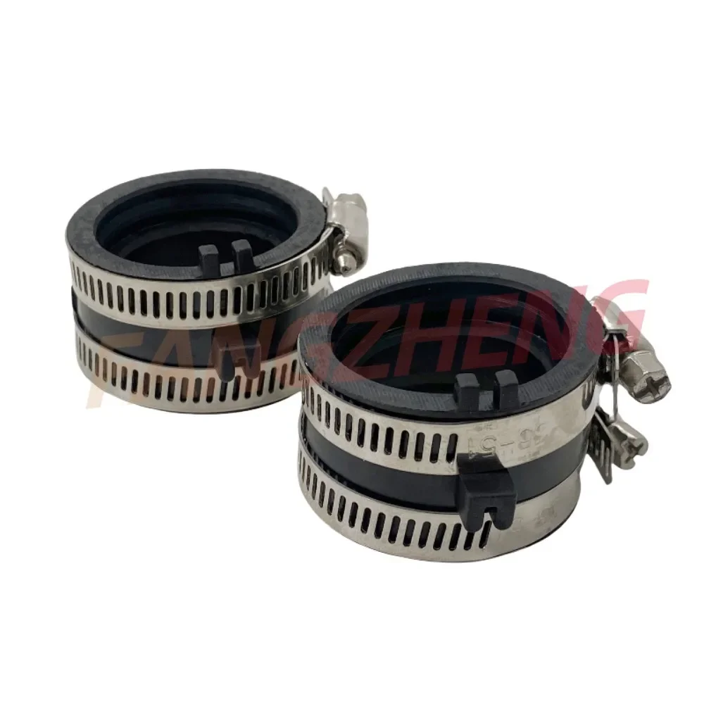 2Pcs Motorcycle Carburetor Intake Manifold Boots Fit For Honda VT600 VT750 Shadow 16211-MAW-600 Rubber Carb interface