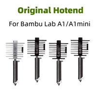Hotend Original para Bambu Lab A1/A1mini boquilla de acero endurecido 0,4/0,6/0,8mm acero inoxidable 0,2/0,4mm Bambulab A1mini extremo caliente