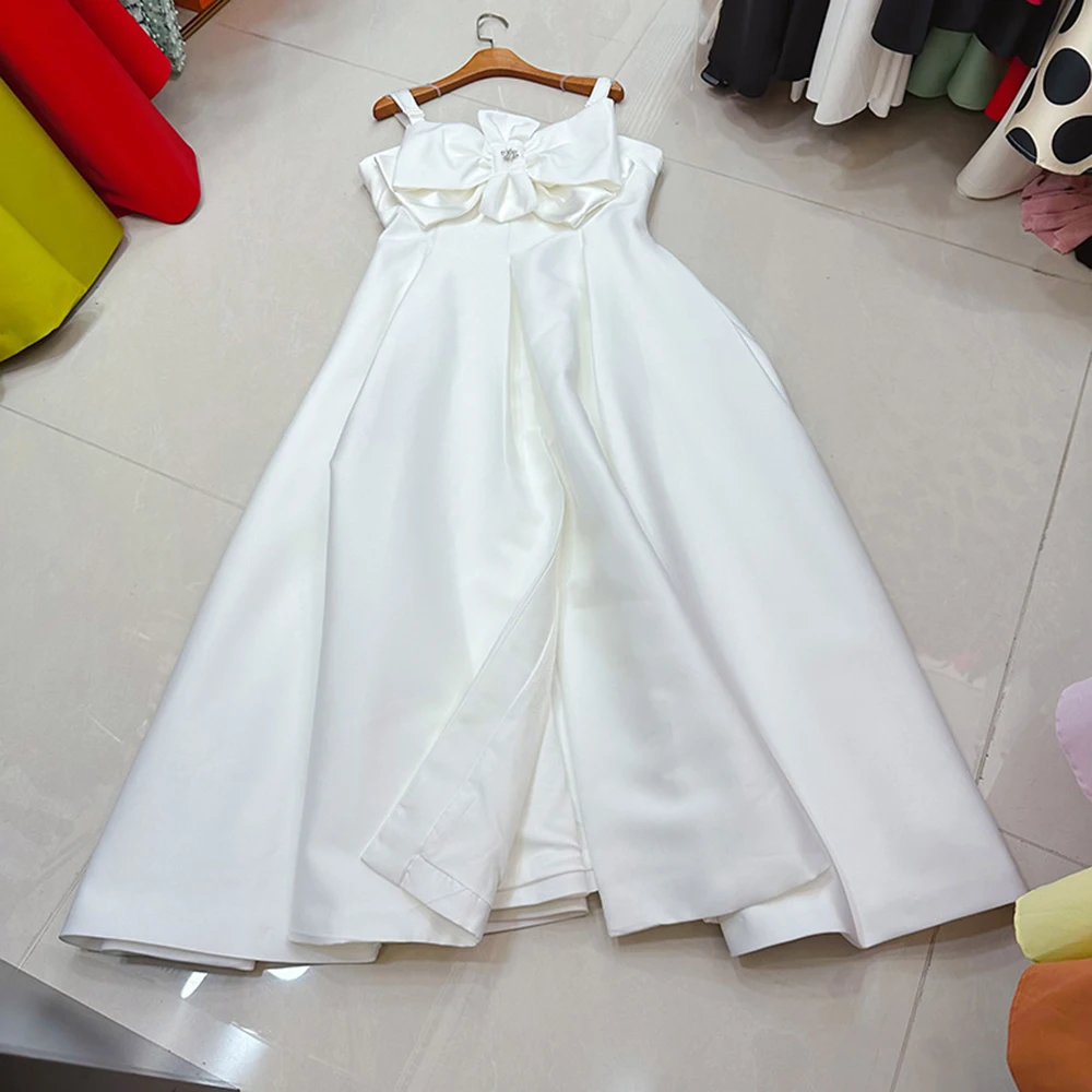 TWOTWINSTYLE Carino Impiombato Appliques Abiti Lunghi Per Le Donne Colletto Quadrato Senza Maniche A Vita Alta Chic Vestito Femminile Nuovo KDR545044