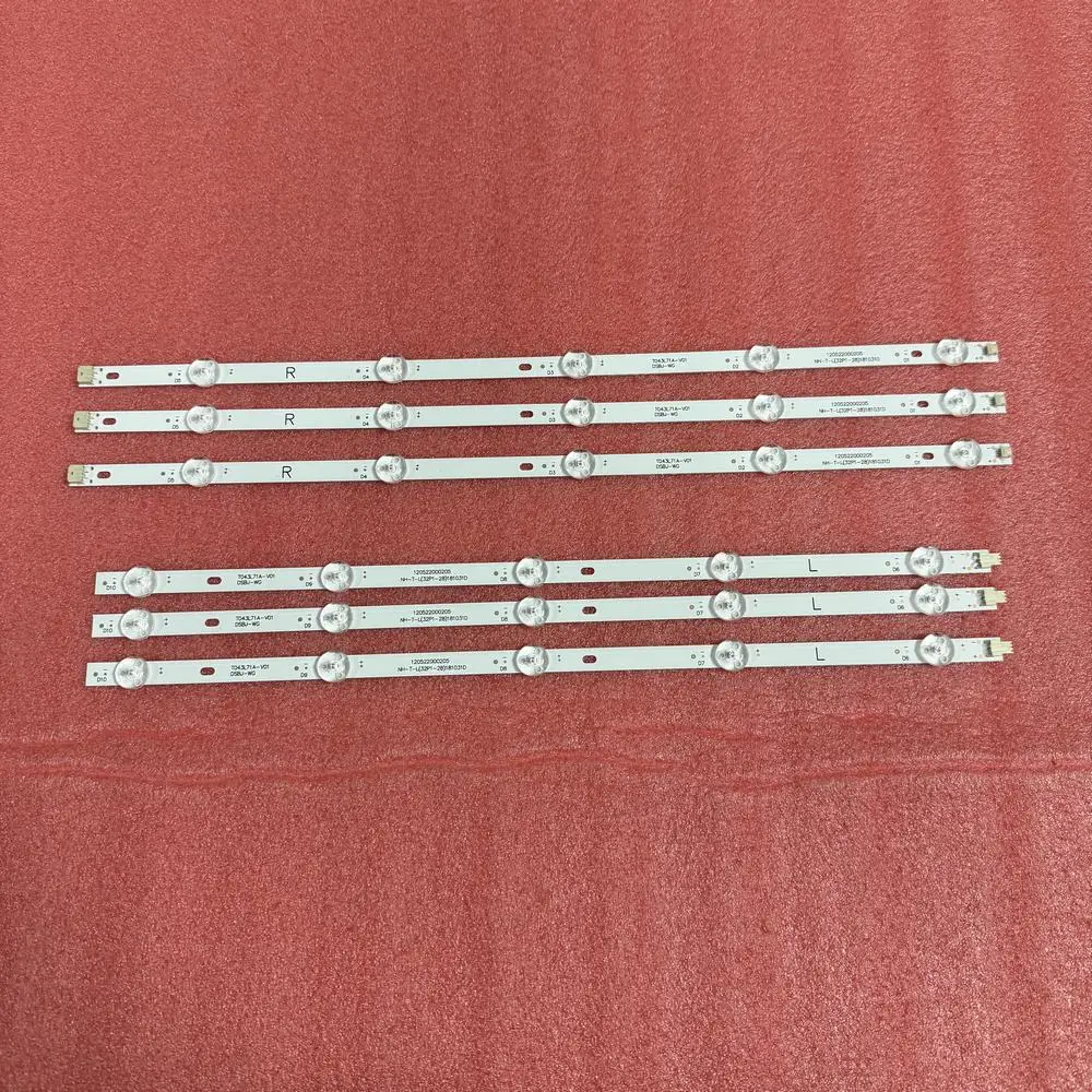 

Светодиодная лента подсветки 10LED для HITEC HT-LED43DTV Atvio ATV-43SM TD43L71A-V01