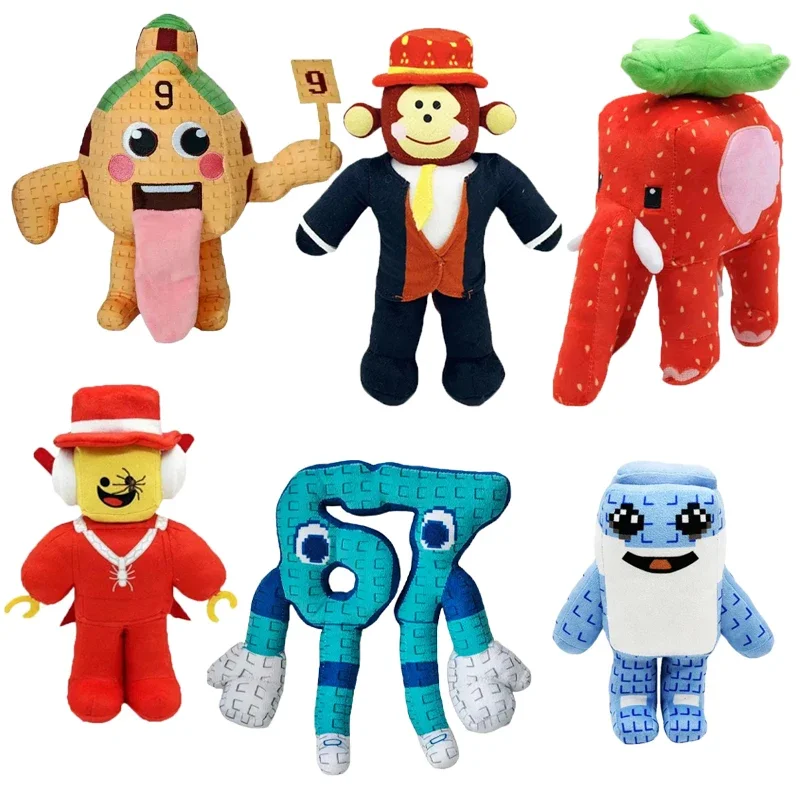 

2026 распродажа, симпатичная фигурка Brainrot No 9, плюшевая игрушка для дома, игровая периферия, плюшевые мягкие куклы, аниме-игрушки, Рождественский подарок