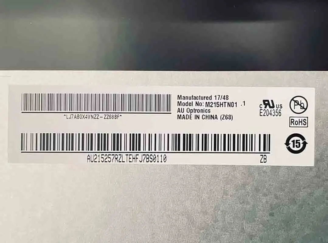 Layar LCD M215HTN01.1 21.5 "Inci Asli