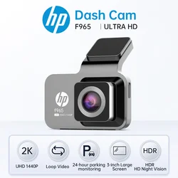 HP car camera dash cam camera 2k UHD night vision WiFi DVR video loop video parking monitoring car dashcam auto dashcam 2k