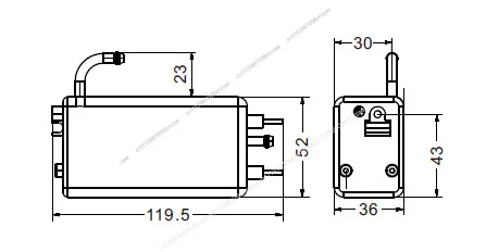 

Steam Generator Heating Element for Steam Cleaner Replacement Part 1500W 220V Stainless Steel