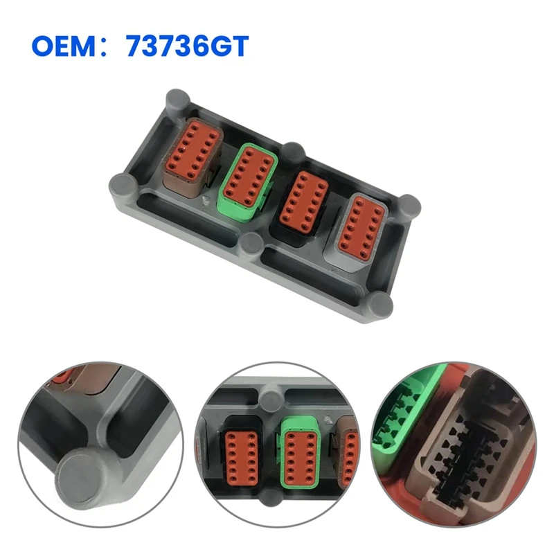 73736GT Connector Part Control Box ABS Connector Part Receptacle For Genie Easy Installation