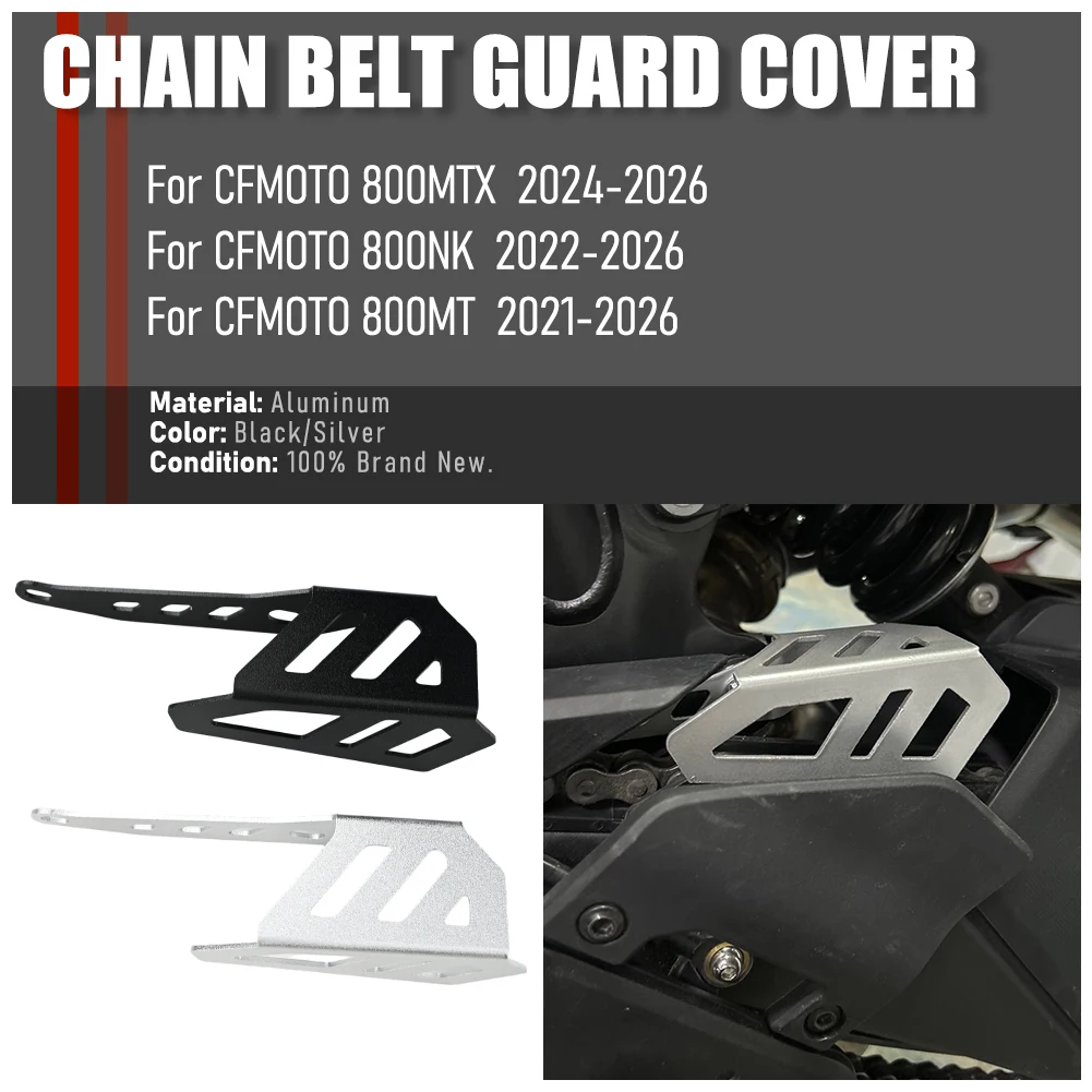 

For CFMOTO 800MT MT800 800NK NK800 NK 800 MT 800 2026 Accessories Rear Chain Guard 800MTX Cover Protector Chain Belt Guard Cap