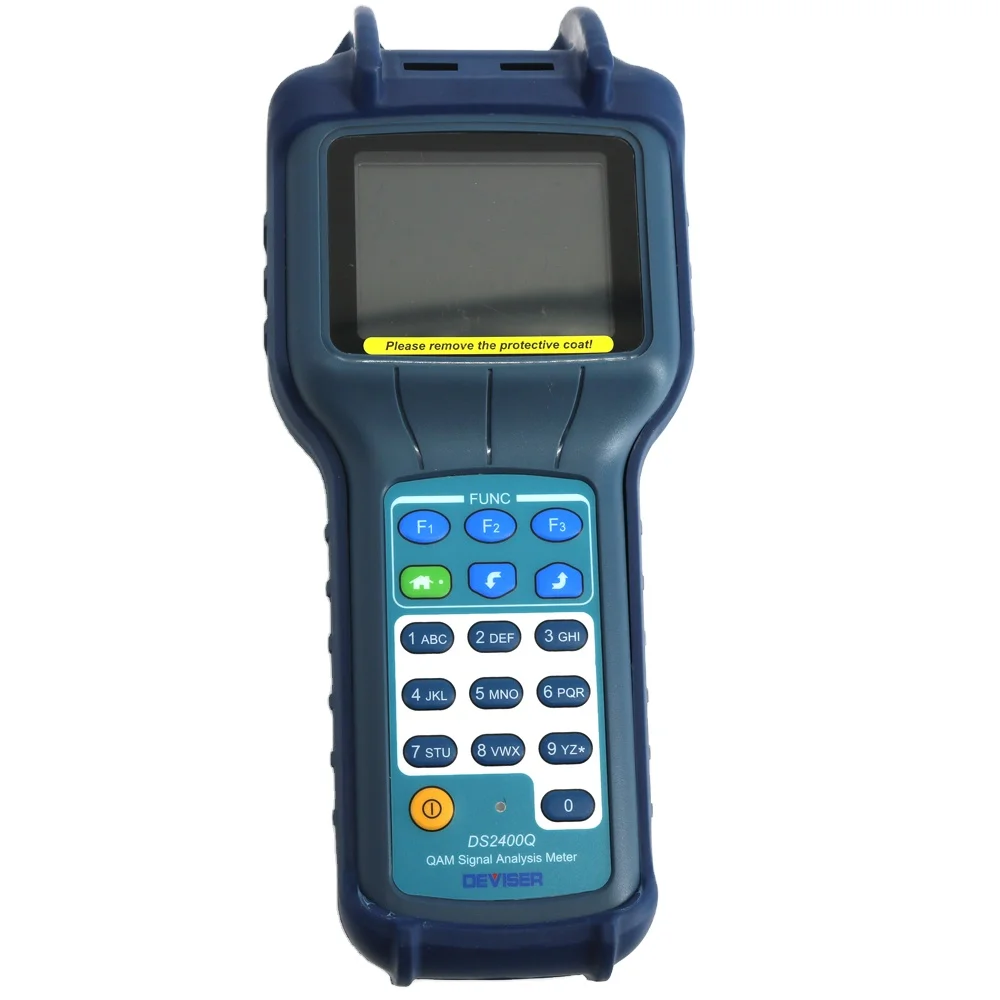 

DS2400Q CATV Qam Signal Level Meter Frequency Range 5 ~ 1000 MHz Deviser AC-DC Voltage