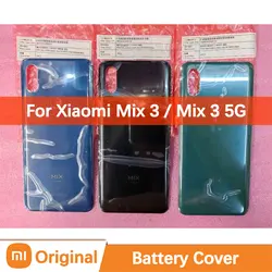 Original Replace Rear Battery Back Cover Door Housing For Xiaomi Mi Mix 3 5G M1810E5A M1810E5GG Phone Parts Shell Replacement