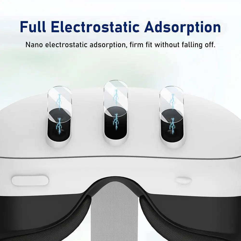 For Meta Quest3 Head Unit Host Tempered Film HD Translucent Oleophobic Tempered Glass Protective Film